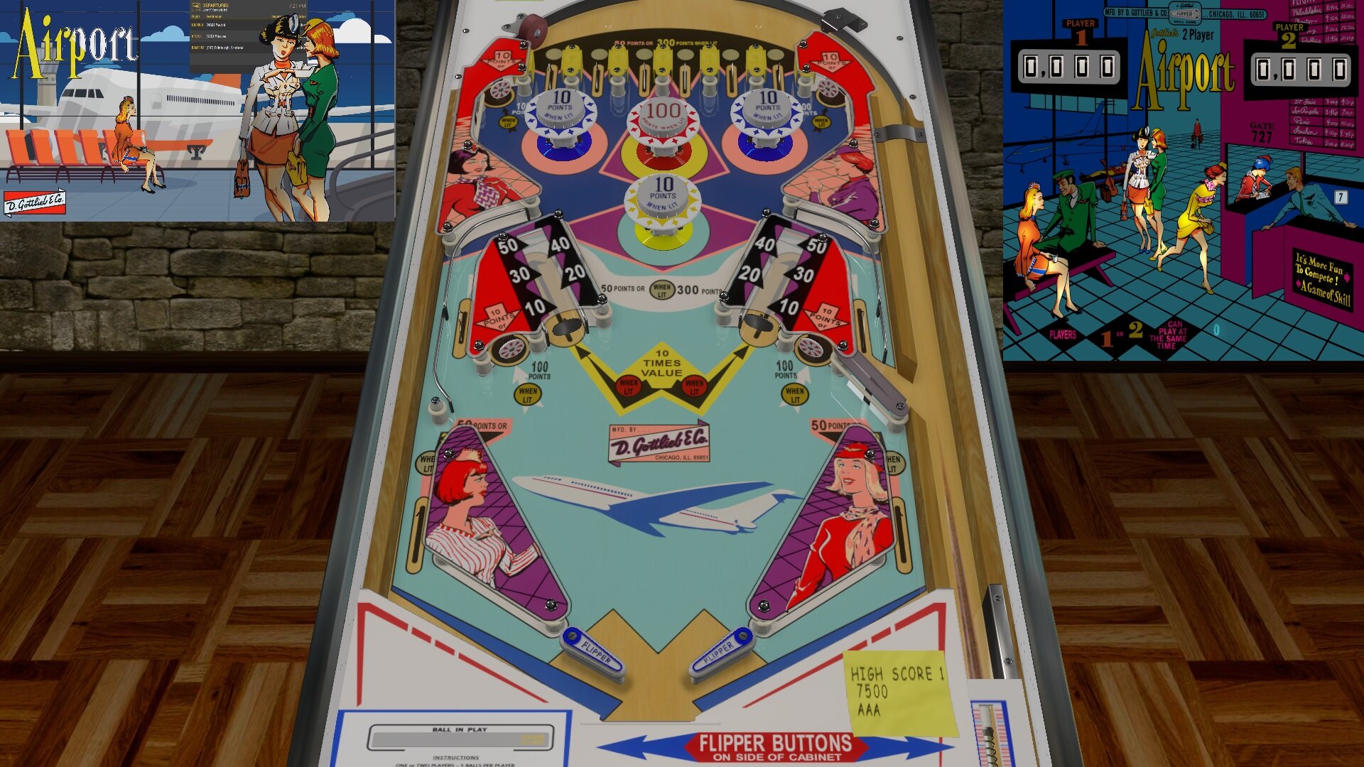 Airport (Gottlieb 1969) 1.3.2 - VPX - Pinball Tables - Virtual