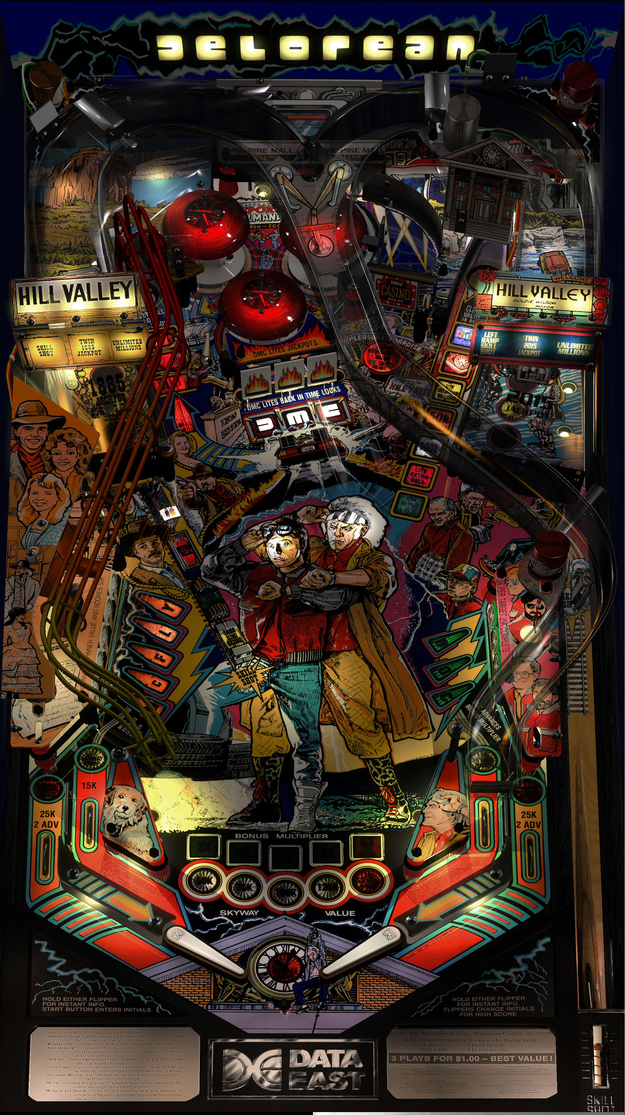 Back to the Future: The Pinball (Data East 1990)