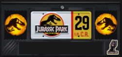 More information about "Jurassic Park Fake Full DMD Grill with license plate Slim  V1"