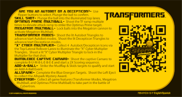 More information about "Transformers (Stern 2011) Media Pack"