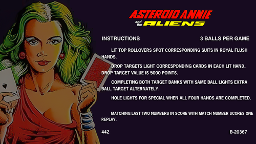 More information about "Asteroid Annie and the Aliens (Gottlieb 1980)"