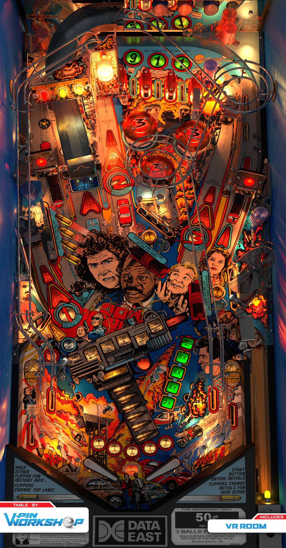 希少! 通電確認済み LETHAL WEAPON リーサルウェポン3 DATA EAST