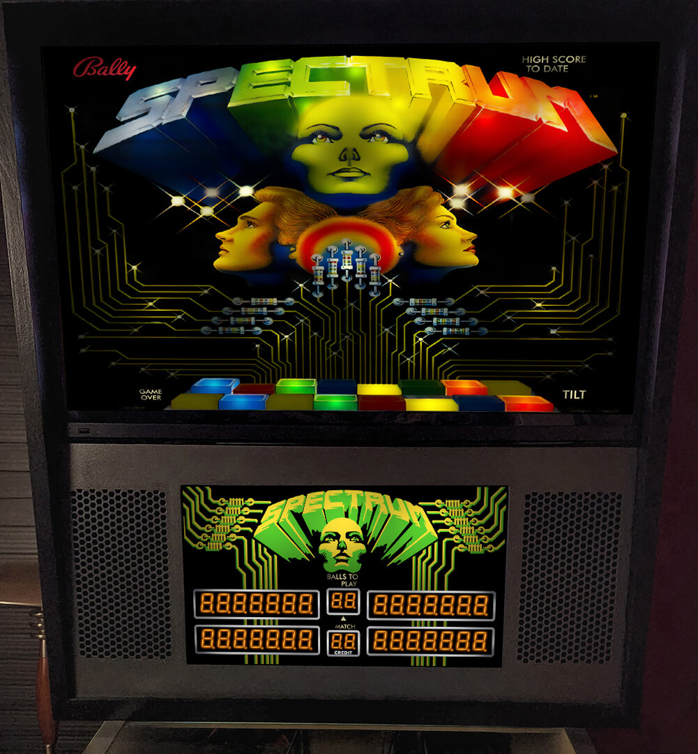 ダーツマシン　spectrum Spectrum (Bally 1982) with full dmd - B2S (.directb2s
