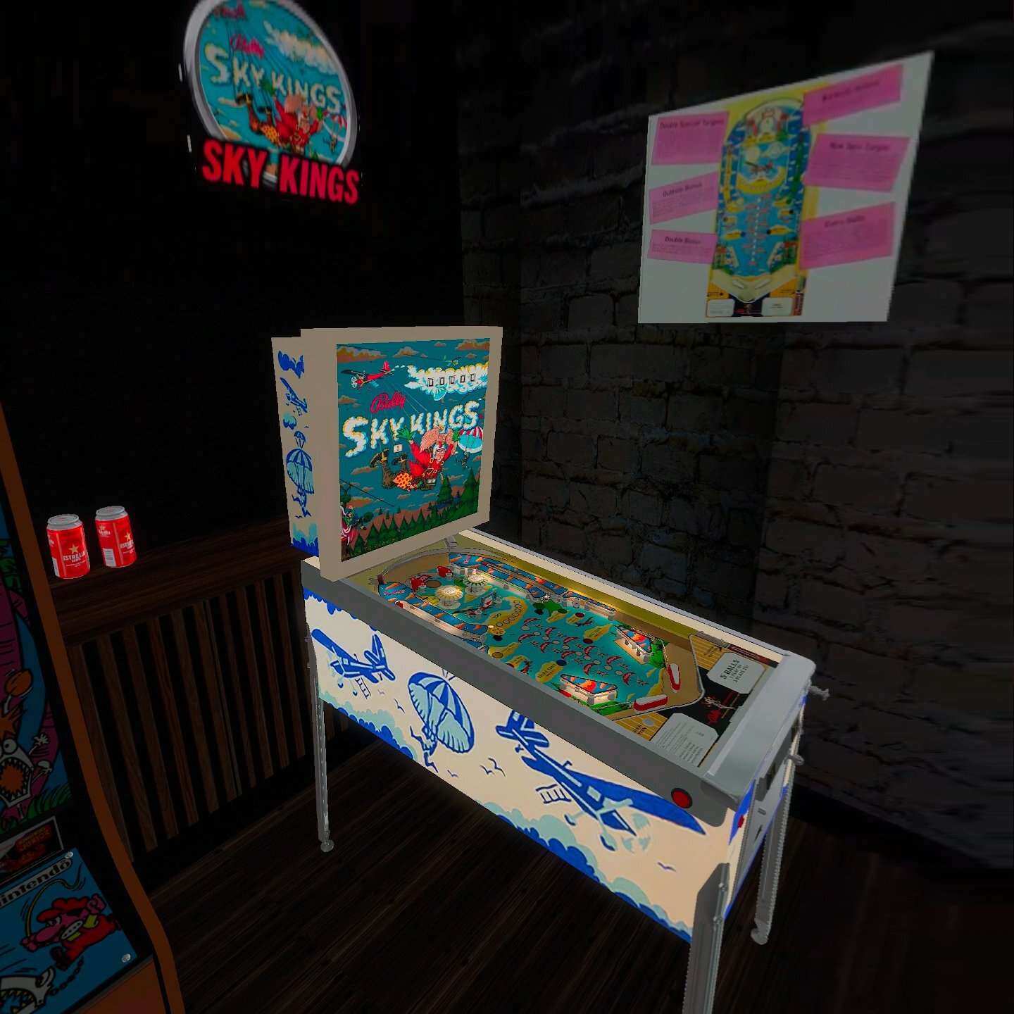 Sky Kings (Bally 1974) VR MR Ext2k Conversion