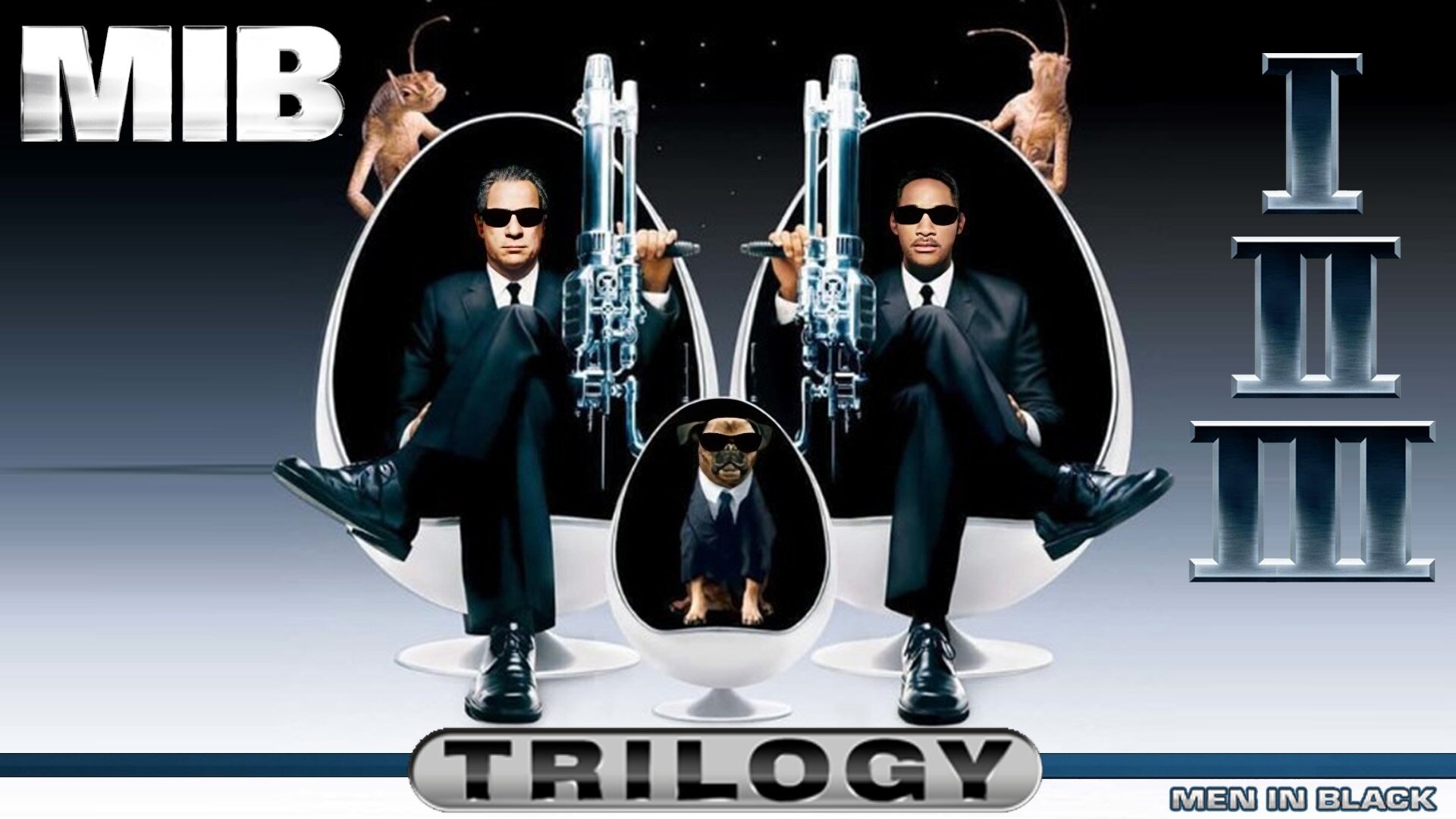 Men in Black Trilogy ( marty02 2024 ) animated B2S with full dmd