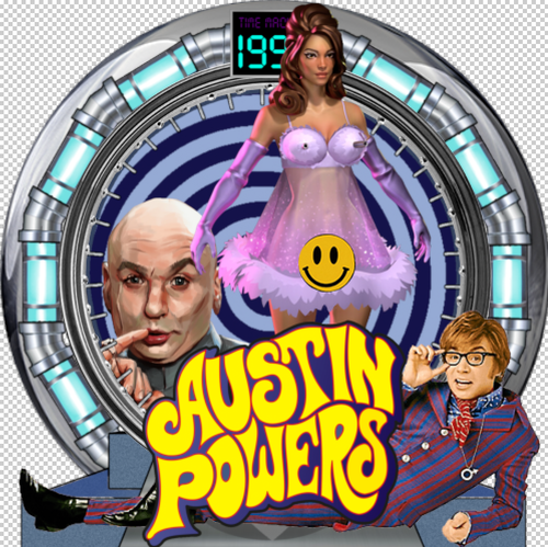 More information about "Austin Powers (Stern 2001) Wheel - NudeMod"