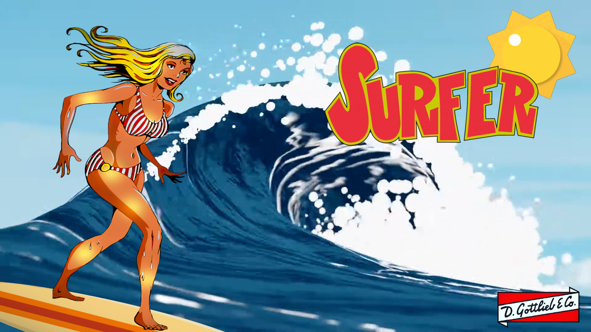 Surf Champ (Gottlieb 1976) and Surfer (Gottlieb 1976) Topper