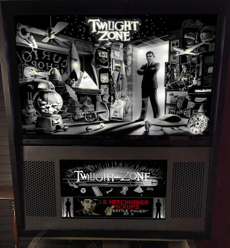 More information about "Twilight Zone (Bally 1993) Black & White b2s + full dmd"