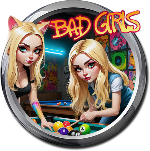 Bad Girls (Gottlieb 1988) alt - Tarcisio Style Wheels - Virtual Pinball ...