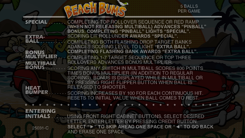 More information about "Beach Bums (Original 2018) Instruction Card"