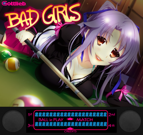 More information about "Bad Girls (Gottlieb 1988) alt #2 b2s DT/VR"