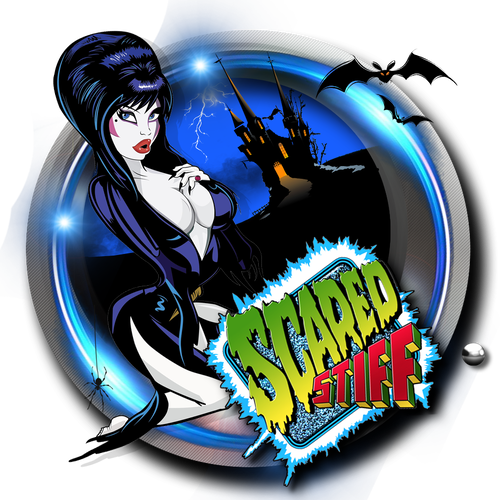 Scared Stiff (Bally 1996) Wheel NUDE (& non-nude) - Mature Content