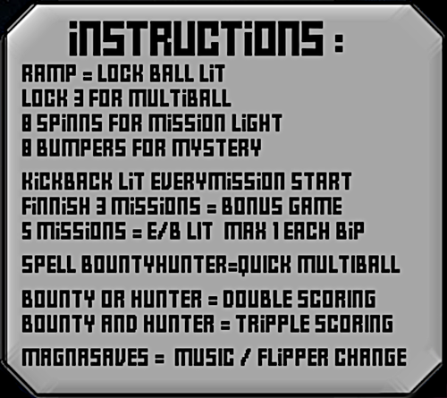 More information about "Star Wars BountyHunter Instruction Card"