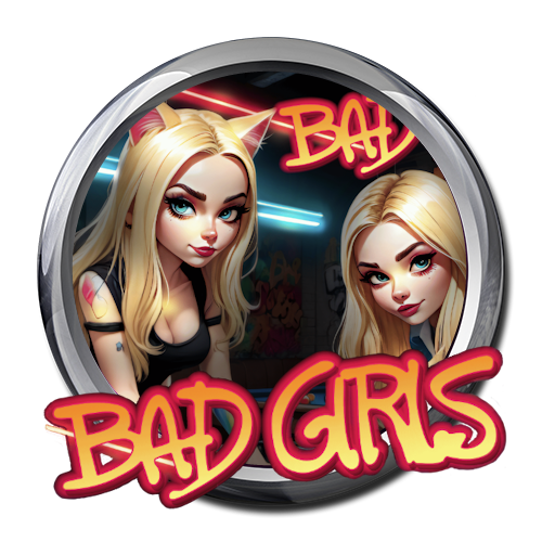 More information about "Wheel image for table: Bad Girls (Gottlieb 1988) Alternate DT/FS/VR"