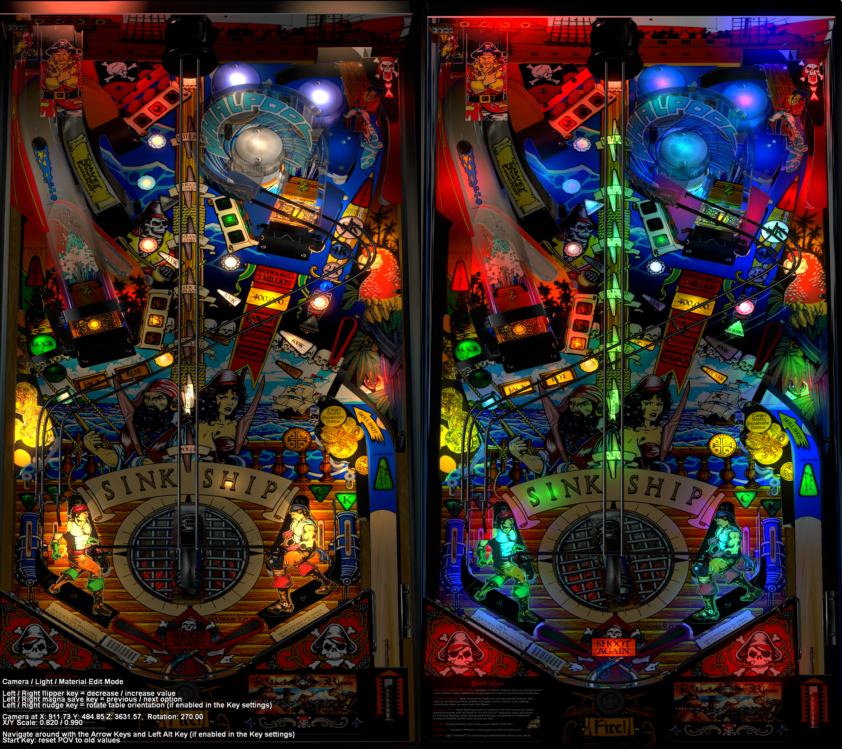 Black Rose 0.1.0 (Bally 1992) Ejse83 LED MOD