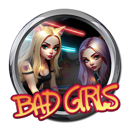 Bad Girls (Gottlieb 1988) Wheel - Wheel Images - Virtual Pinball Universe