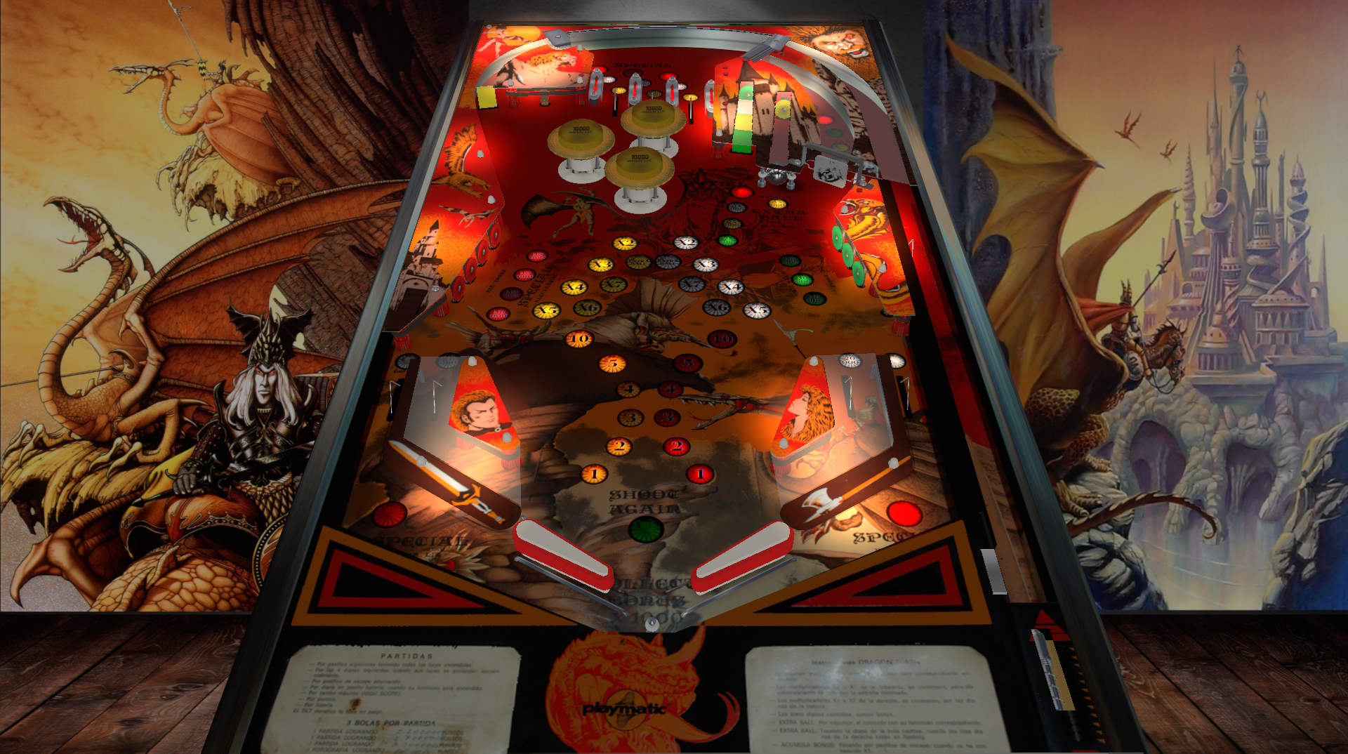 Flash dragon Playmatic 1986