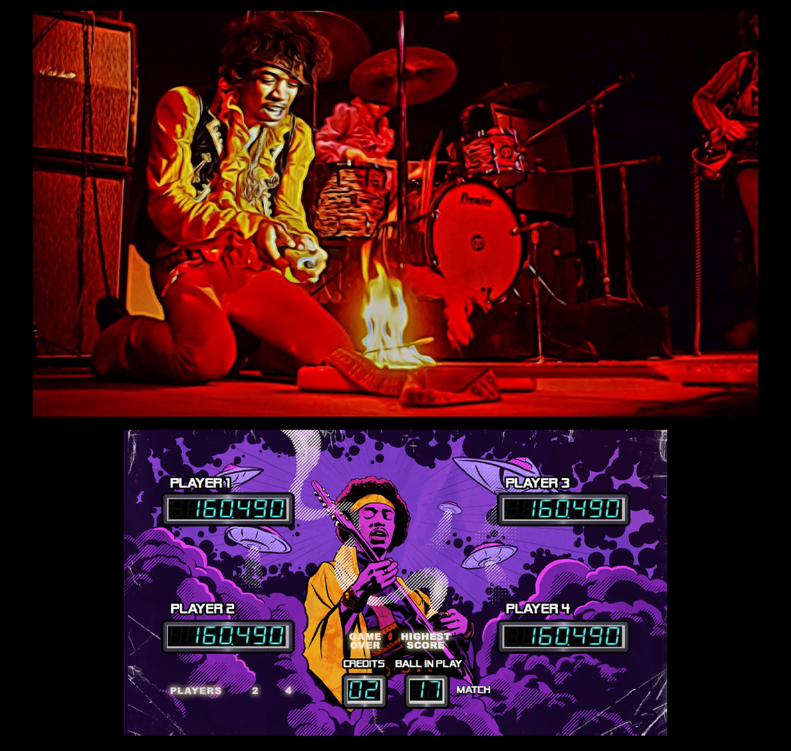 Jimi Hendrix (Original 2021) 3 scr with Full DMD - Full DMD