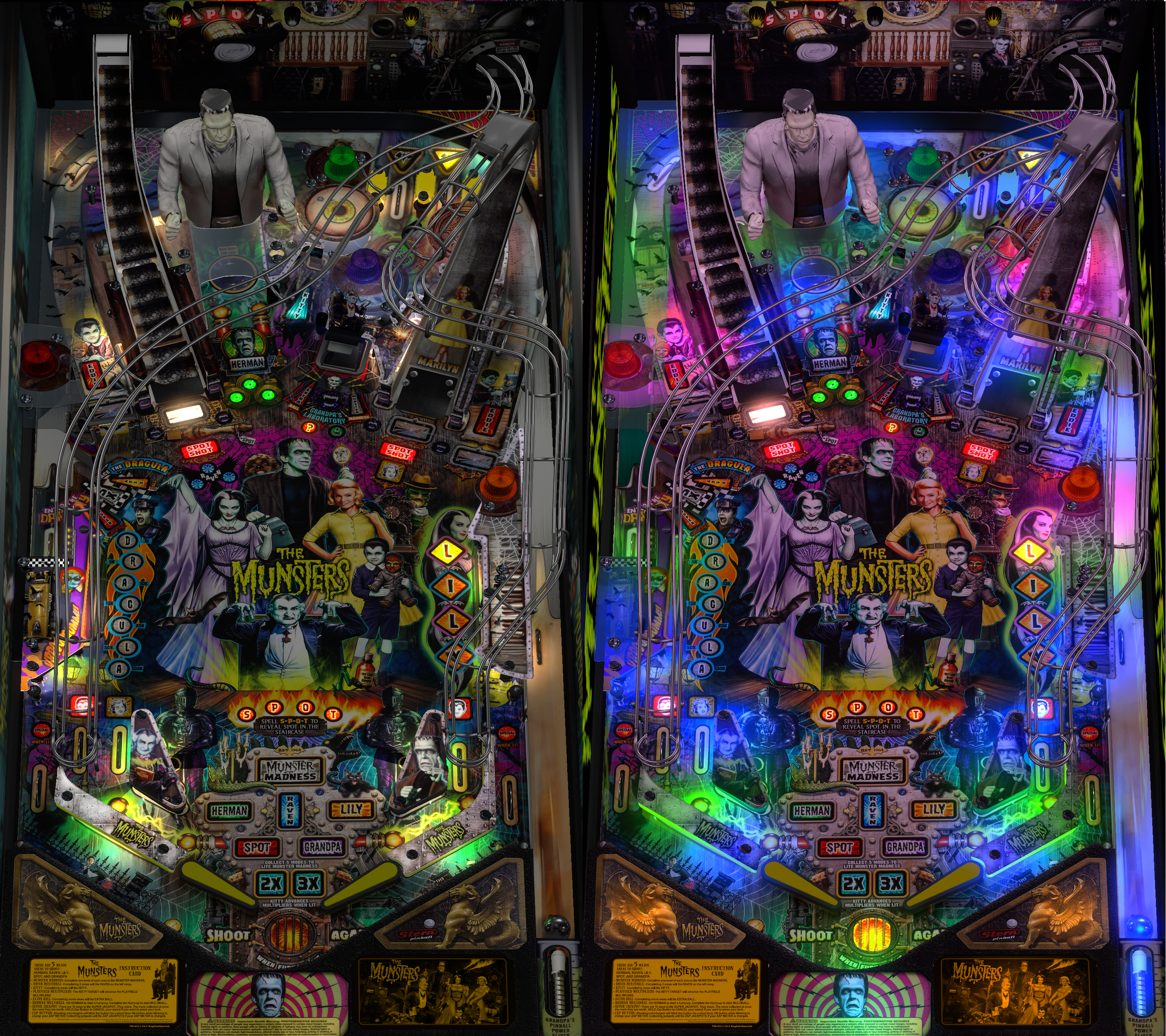 Munsters (Original 2020) Ejse83 LED Mod allknowing2012 table 1.05
