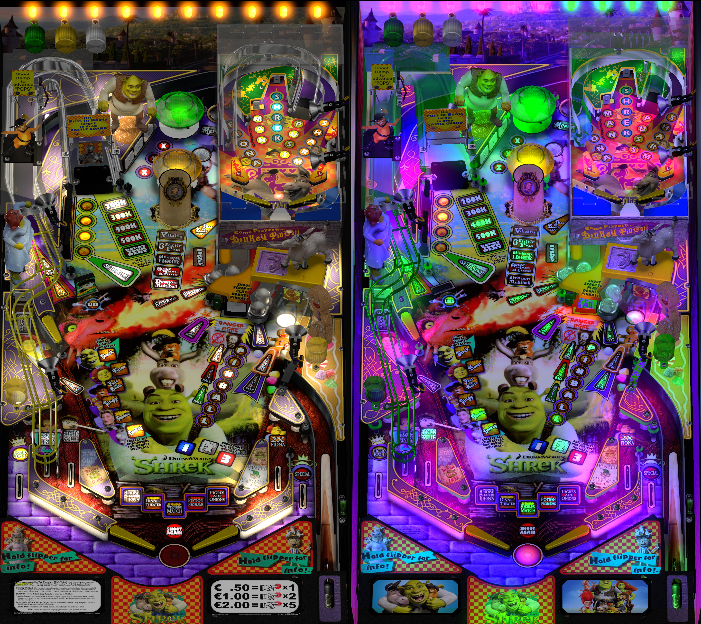 Shrek (Stern 2008) LED Mod Ejse83 Bigus(Mod-Table)