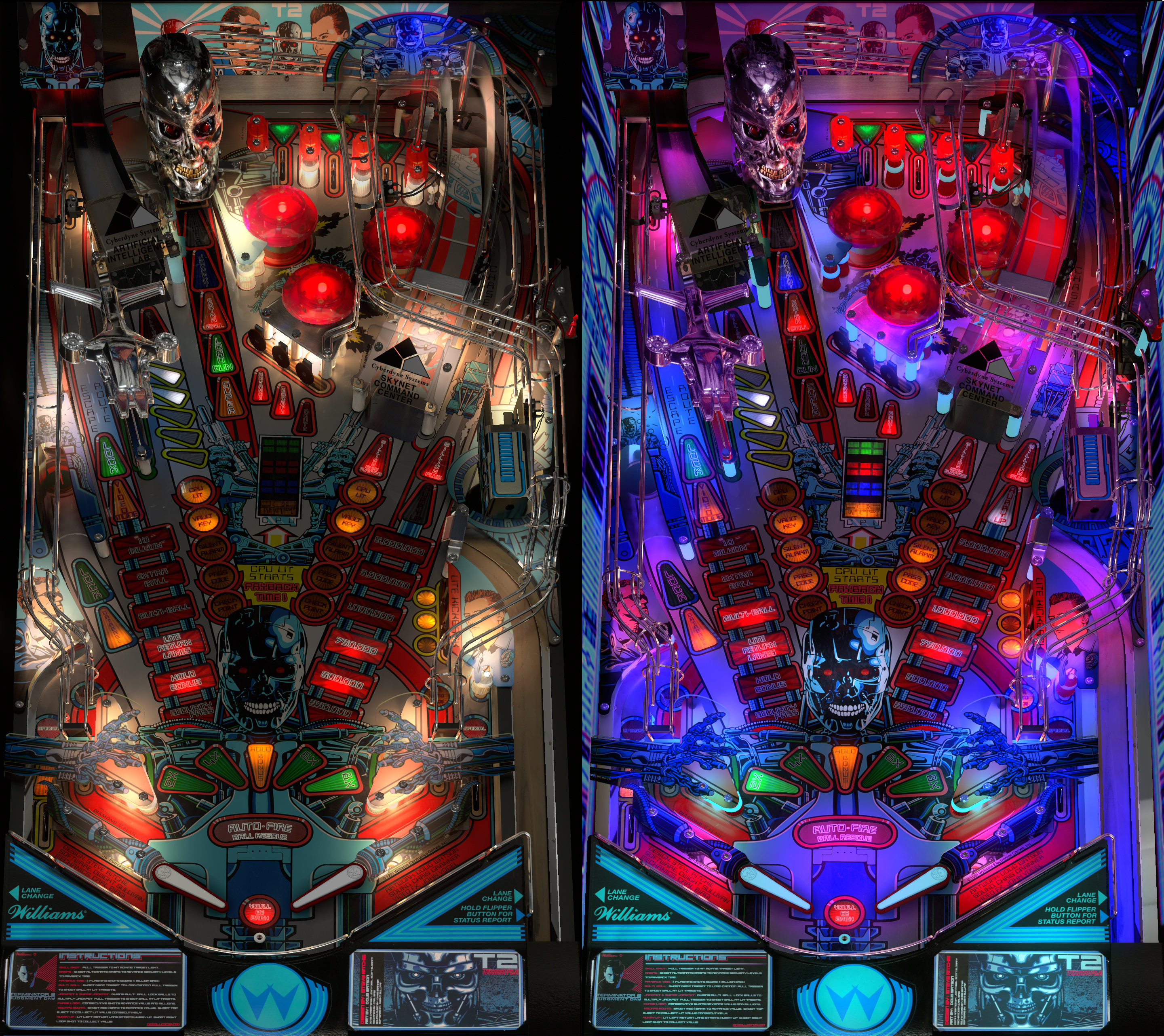Terminator2(Williams1991)g5kv1.1d Ejse83 LED Mod