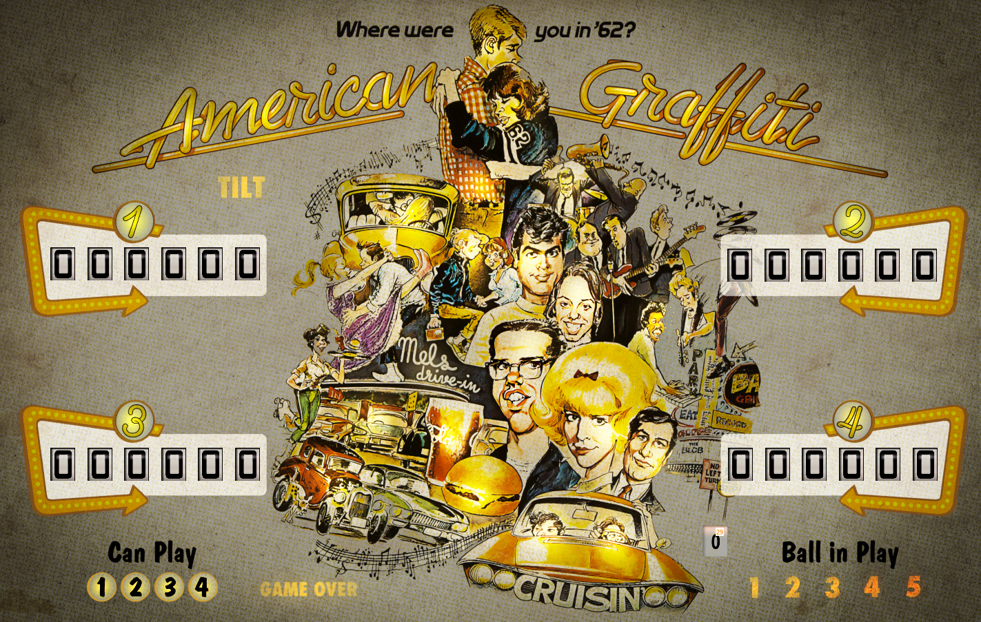 American Graffiti (Original 2024) b2s + full dmd - B2S Alternate