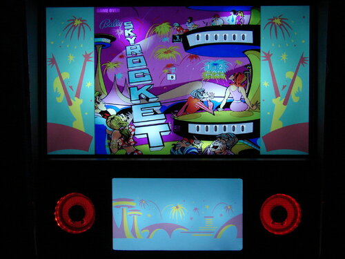 More information about "Skyrocket (Bally 1971) B2S Stencil Art"