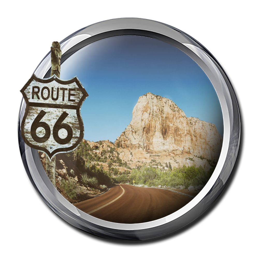 Route 66 wheels - Tarcisio Style Wheels - Virtual Pinball