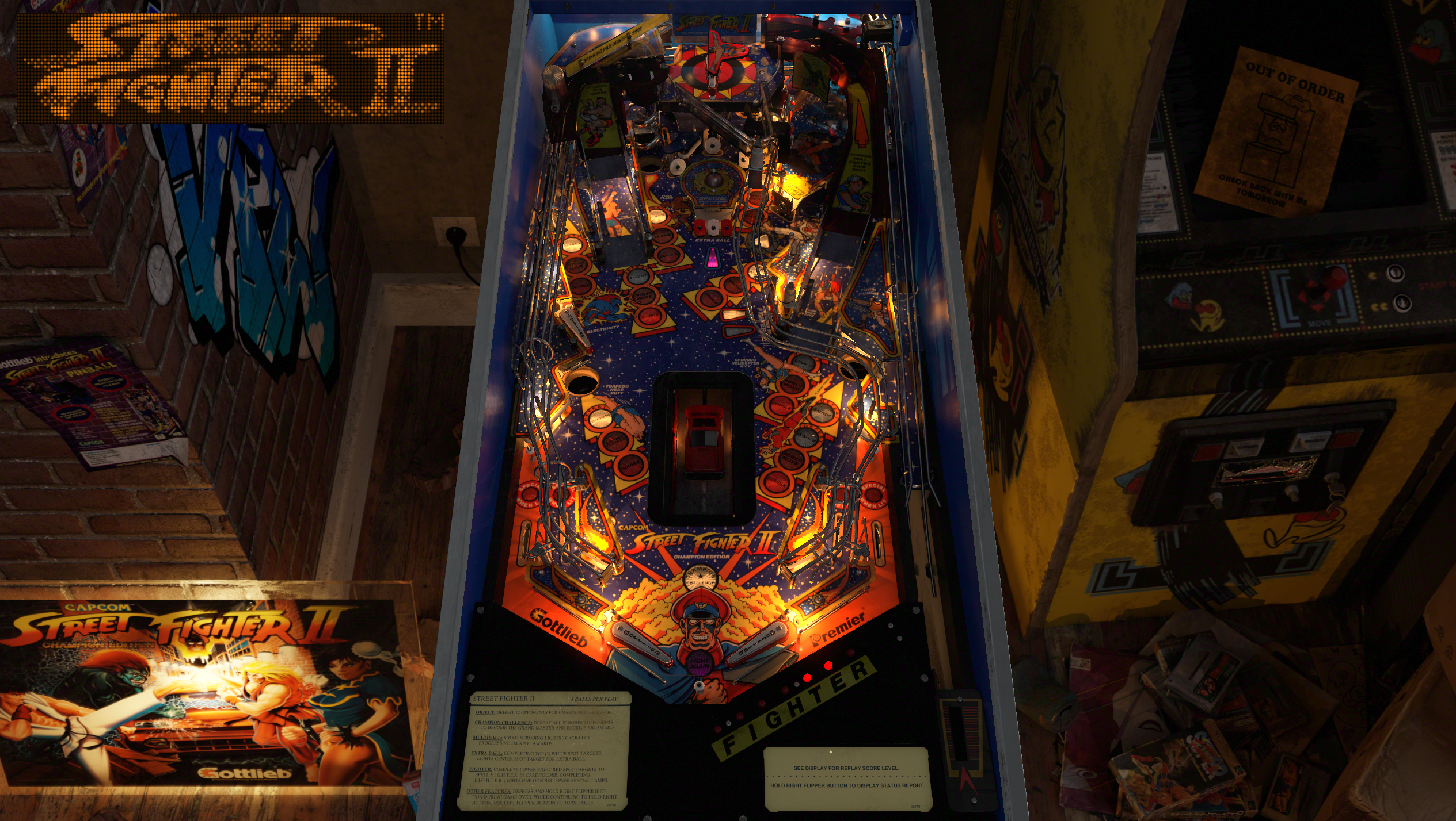 Street Fighter II (Gottlieb 1993) VPW - VPX - Pinball Tables