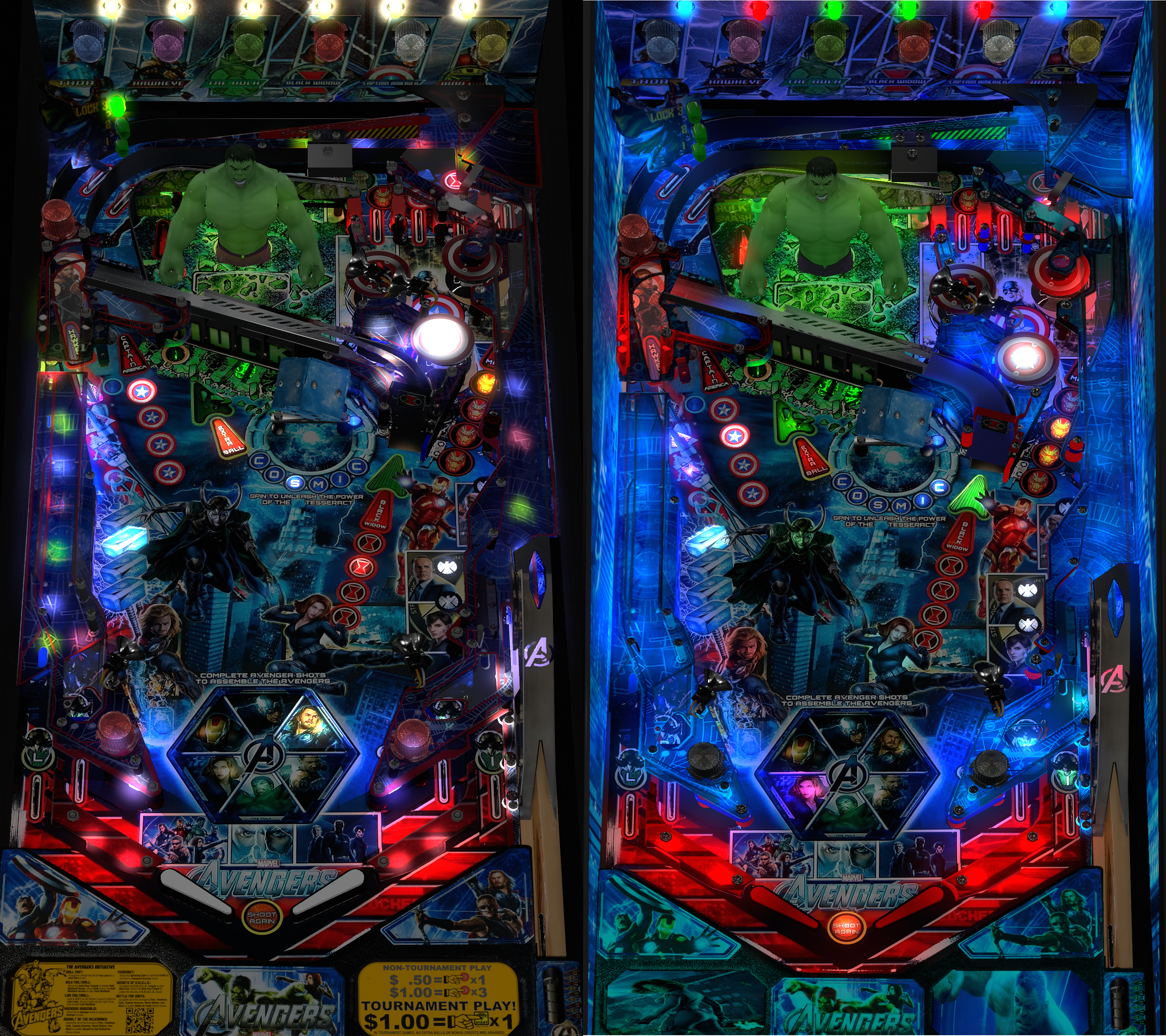 Avengers Pro (Stern 2012) v1.48 Ejse83 LED Mod