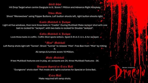More information about "Bram Stoker's Dracula (Williams 1993) Instructions / Credits matching cards"
