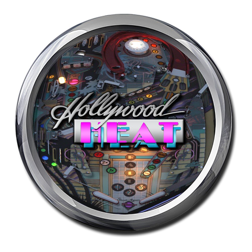Hollywood Heat (Gottlieb 1986) (Wheels) - Wheel Images - Virtual