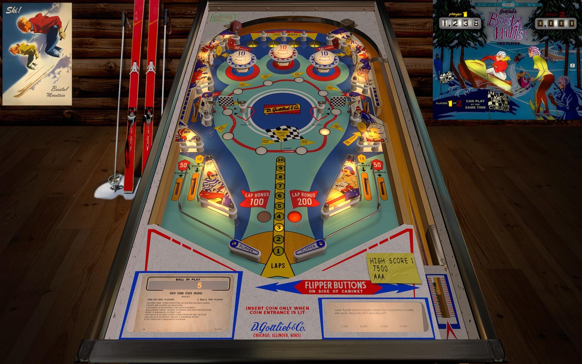 Bristol Hills! (Gottlieb 1970)