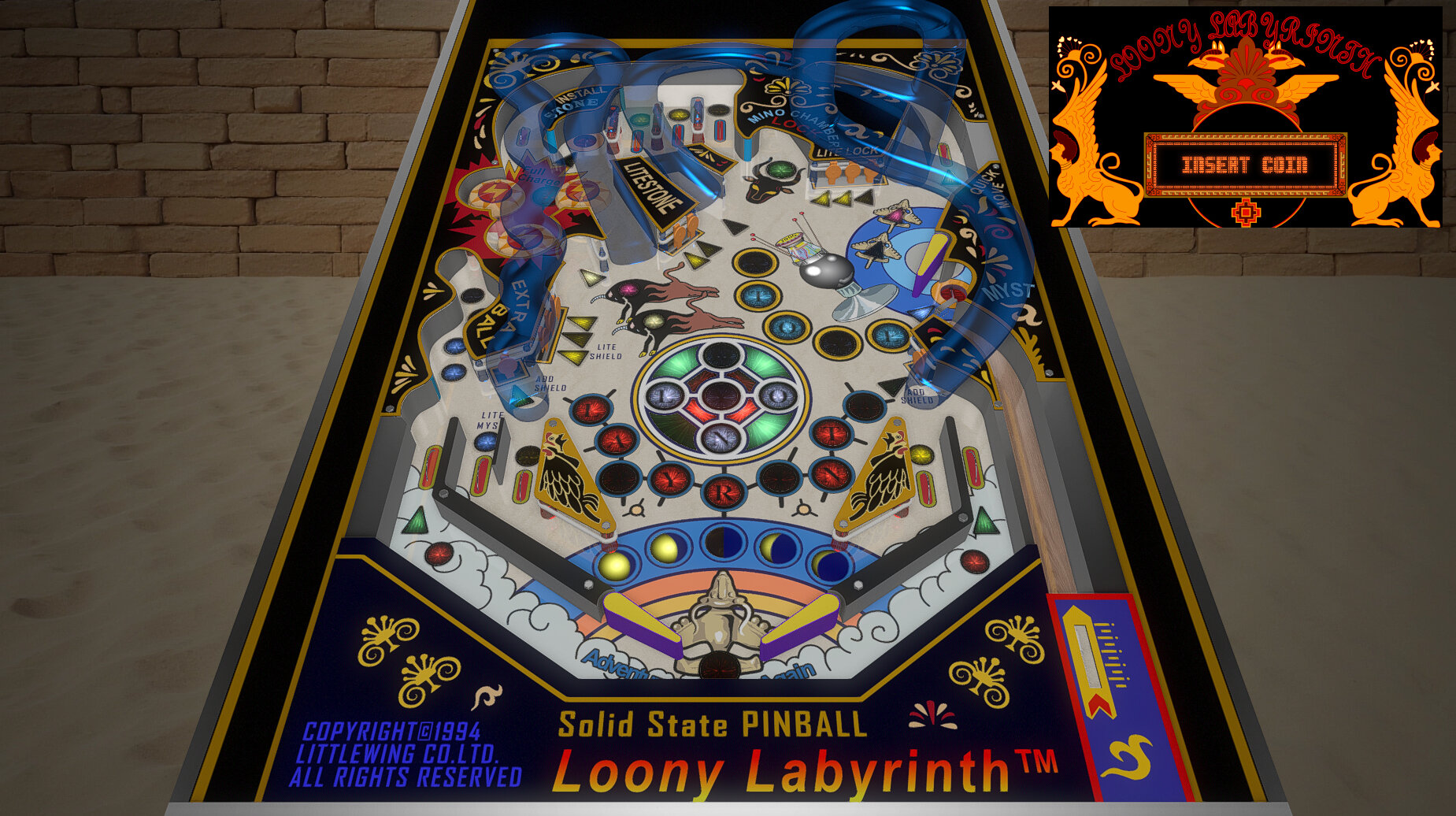 Old Mac用 PINBALL Loony Labyrinth Loony Labyrinth | Classic Macintosh Game Demos