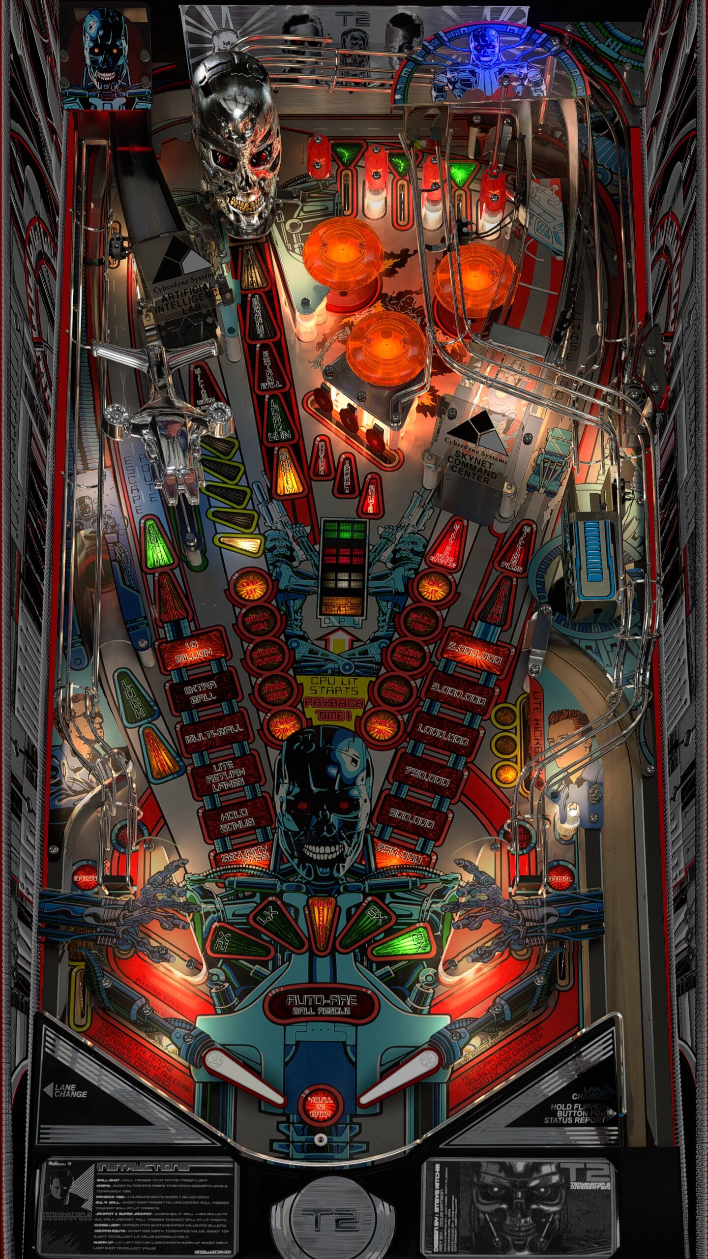 Terminator 2 Chrome Cabinet Mod - VPURemix - VPX Table Patches