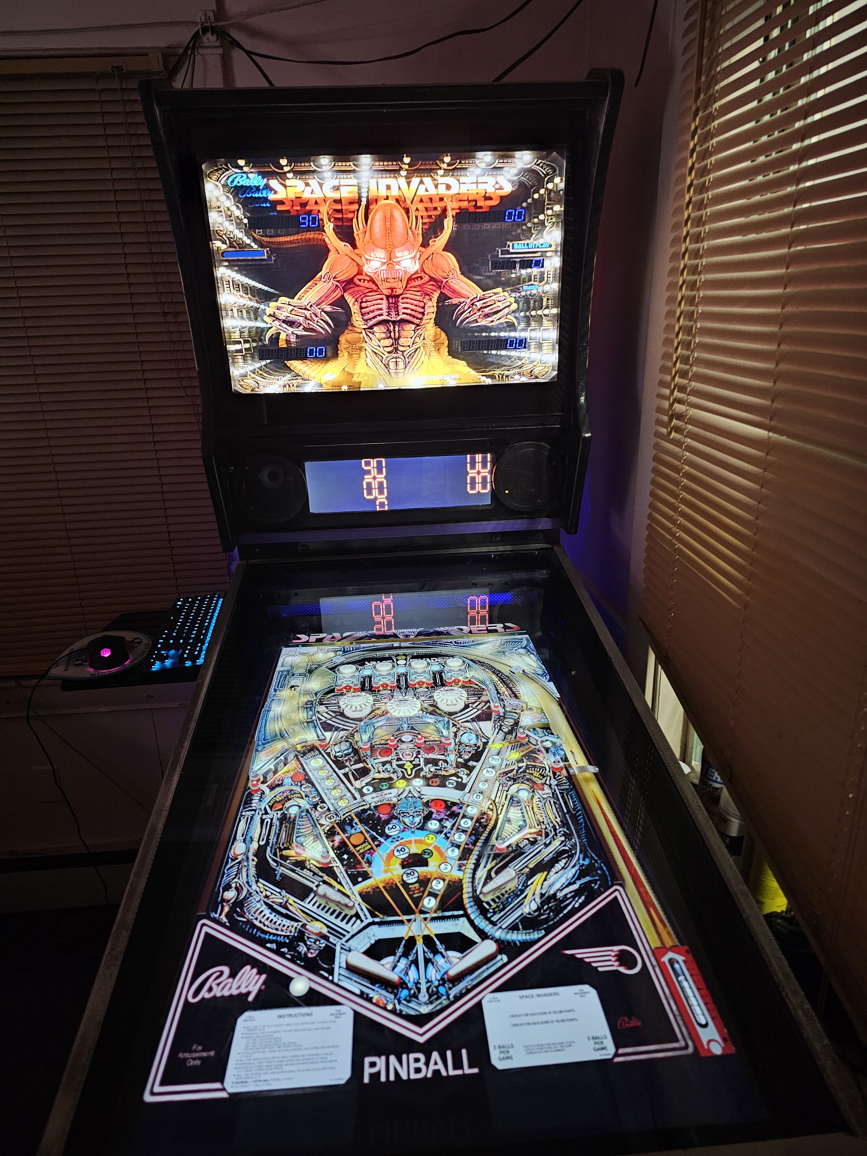 Space Invaders (bally 1979) - B2S (.directb2s) & Backglass