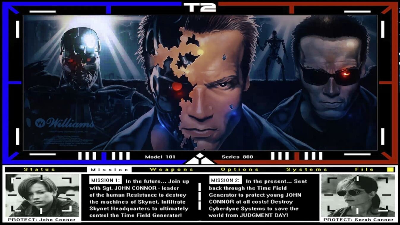 Terminator 2 (Williams 1991) PuP Pack 3.0 w/ FullDMD + Popper Media - LTek