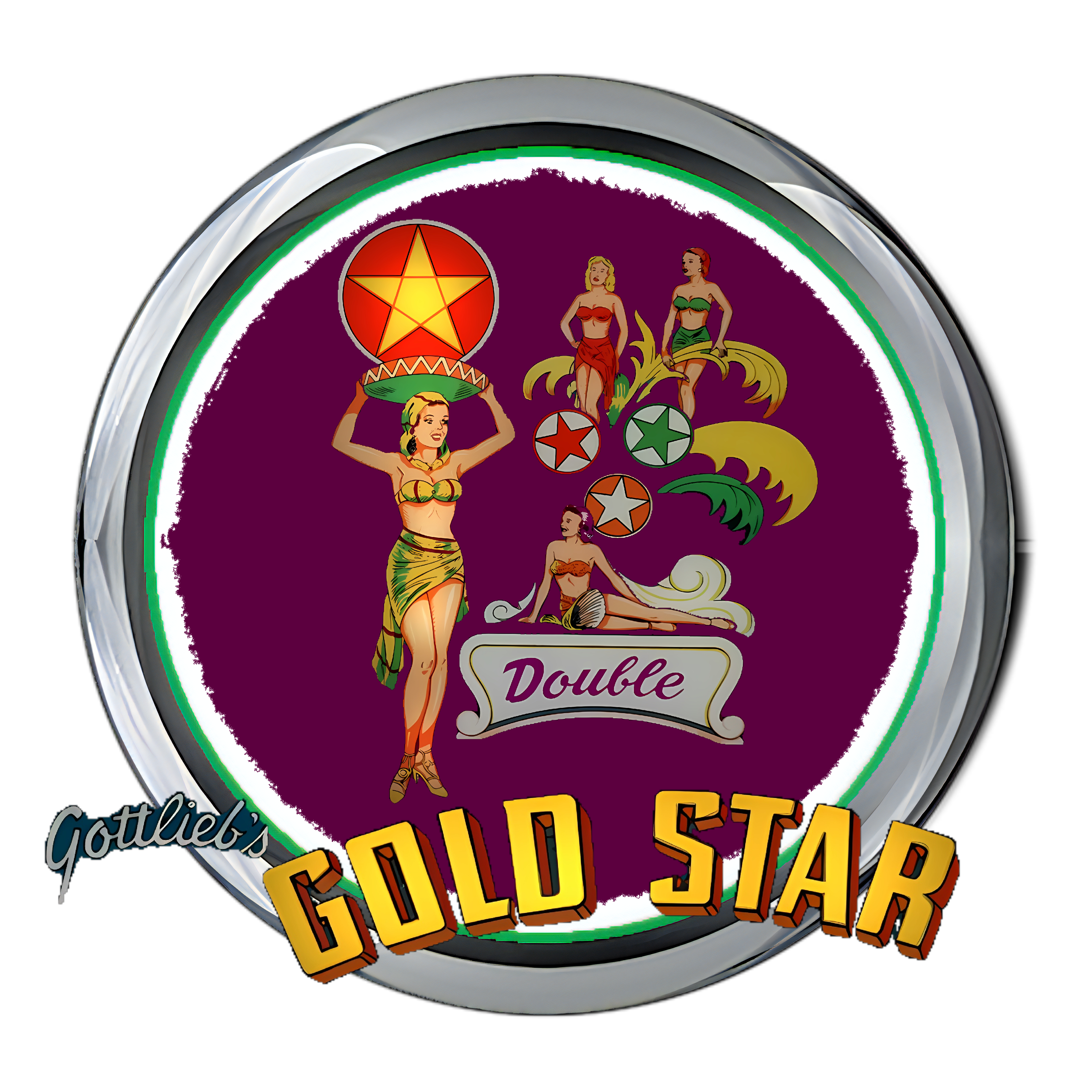 Gold Star (Gottlieb 1954) - VPX - Full Single Screen Tables