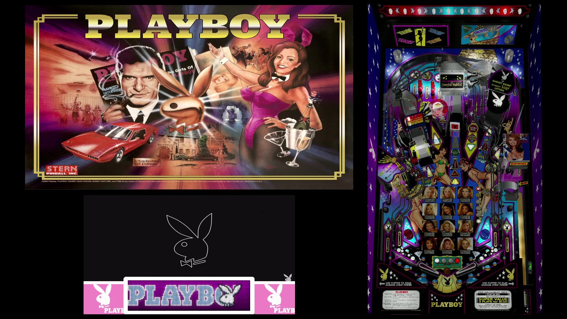 Playboy (Stern 2002) Cabinet Side Blade Mod
