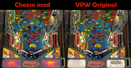 More information about "Spider-Man Vault Edition (Stern 2016) Apron and sexy plastics mod"