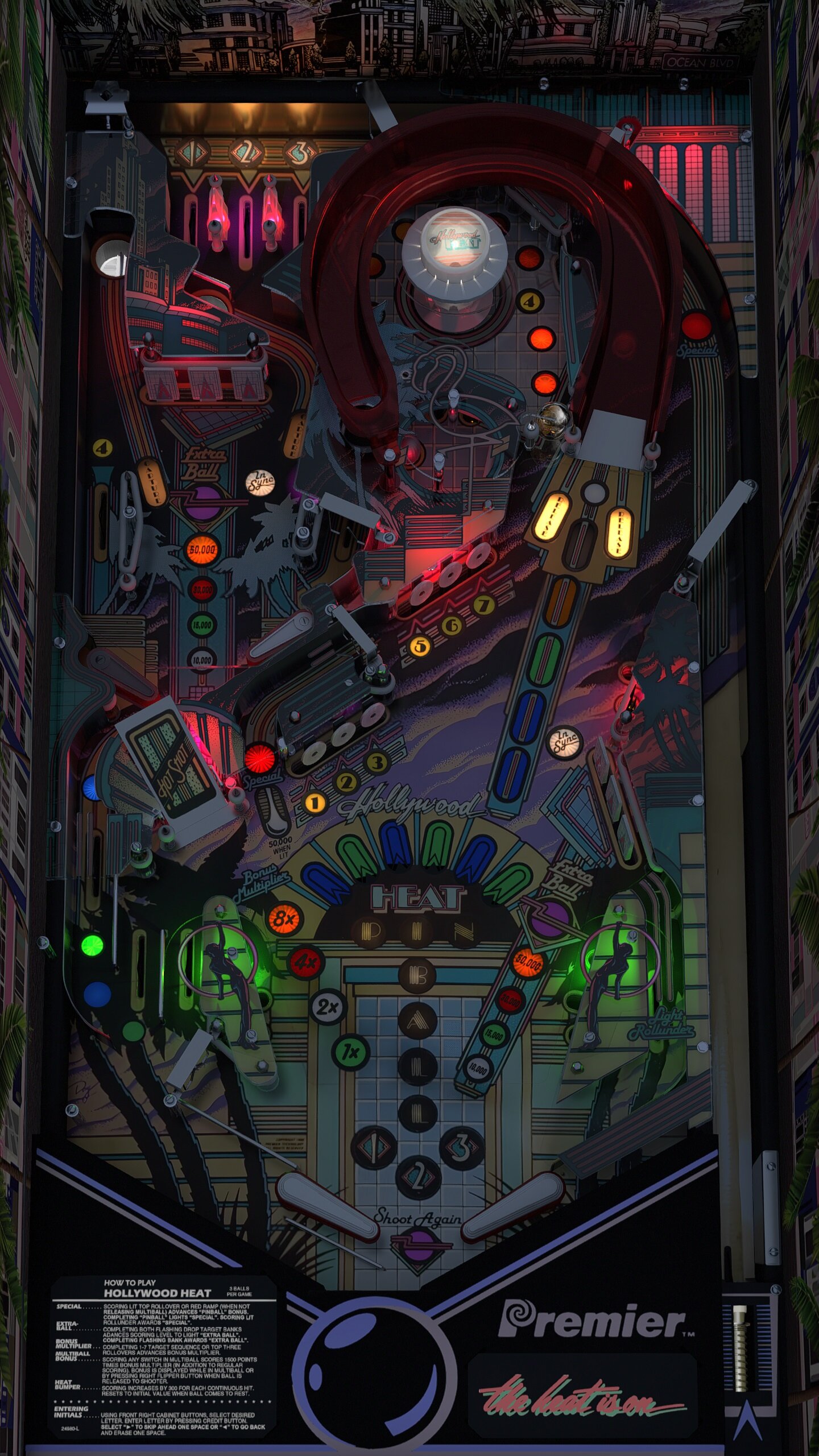 Hollywood Heat Cabinet Mod