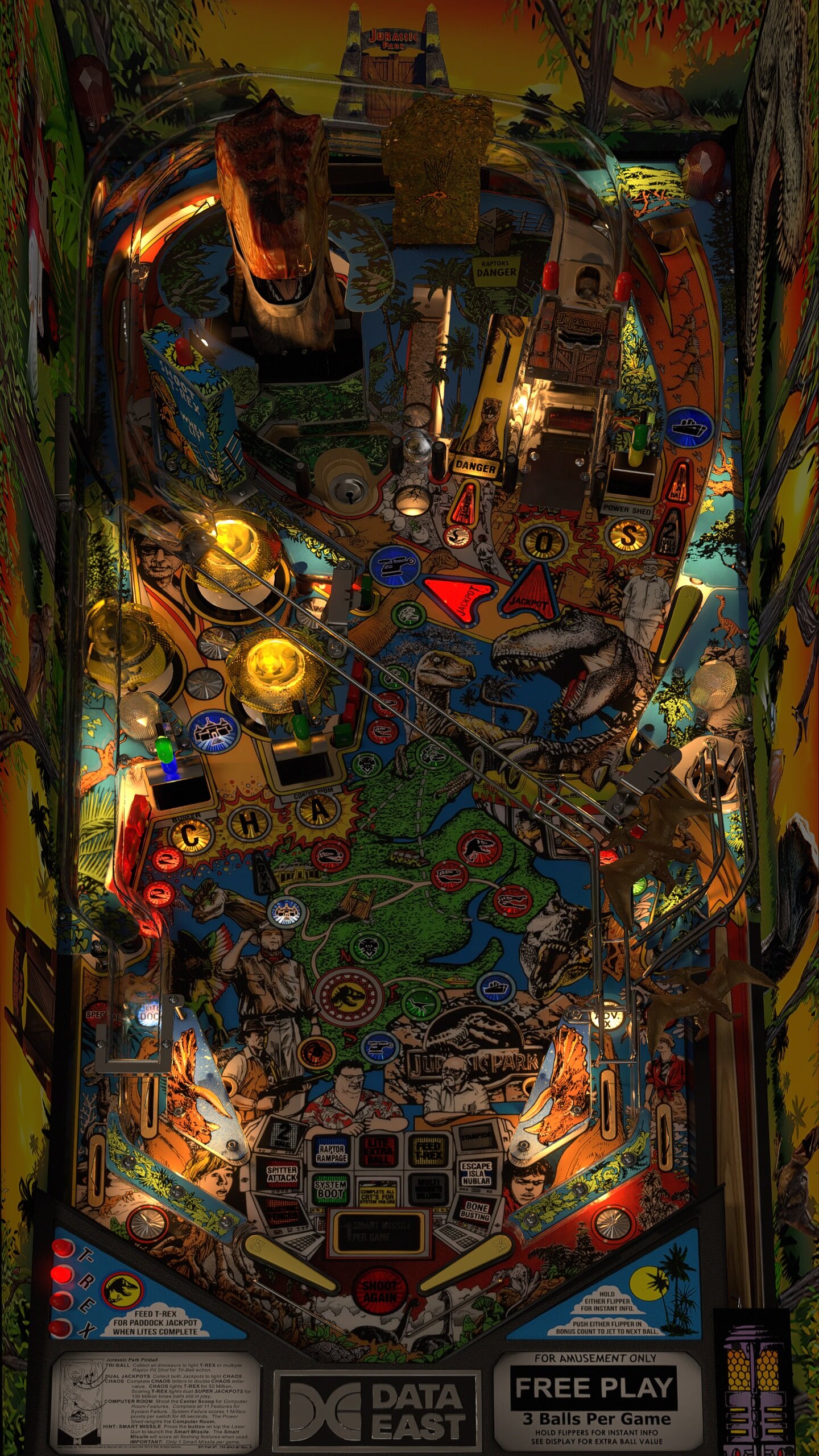 Jurassic Park Cabinet Mod