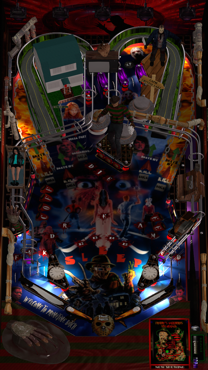 Freddy's Nightmares Original Table and PUP-Pack
