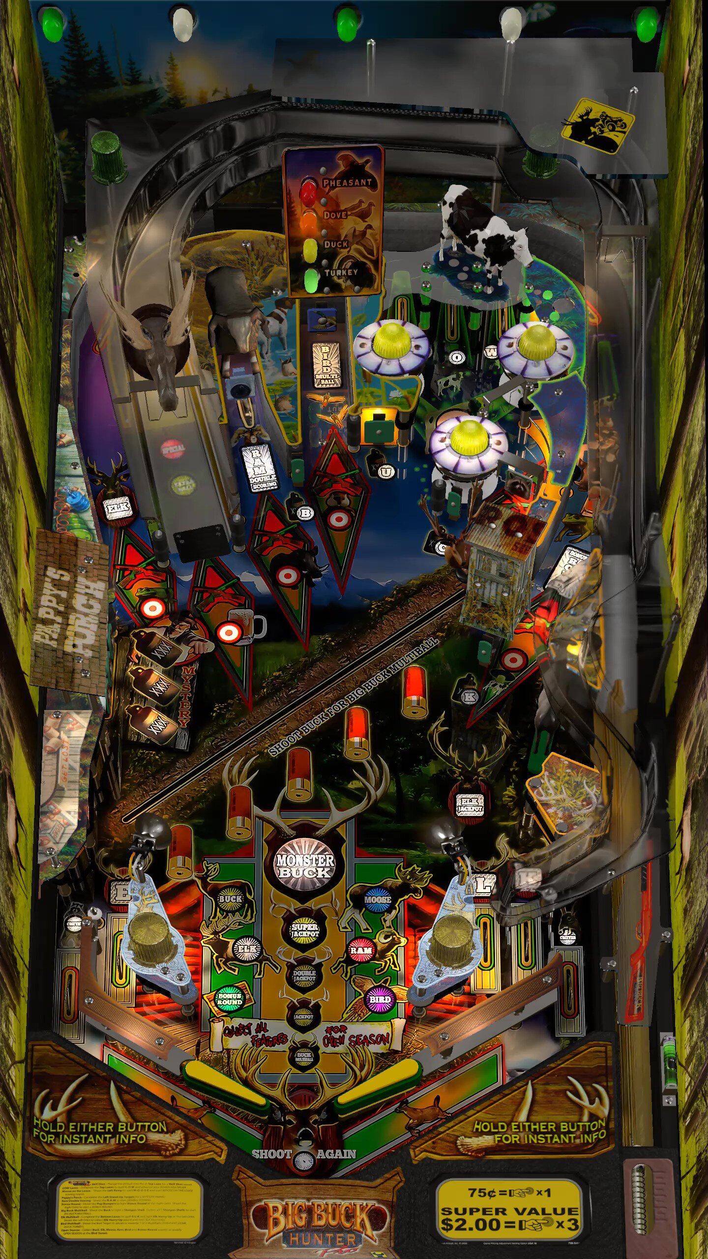 Big Buck Hunter Pro (Stern 2010) Cabinet Side Blade Mod
