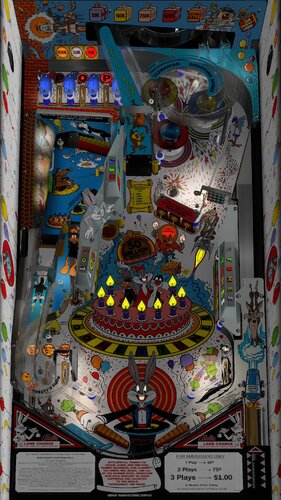 More information about "Bugs Bunny's Birthday Ball (Bally 1991) Side Blade Mod"