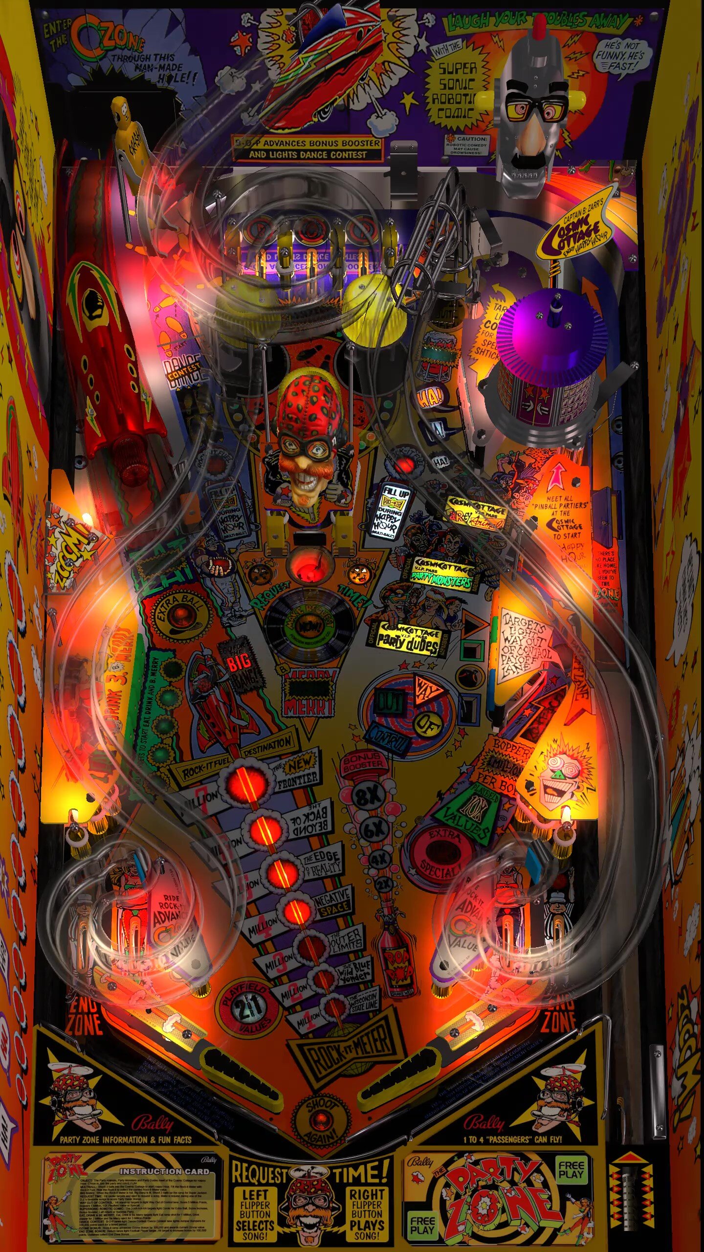 Party Zone (Bally 1991) Side Blade Mod