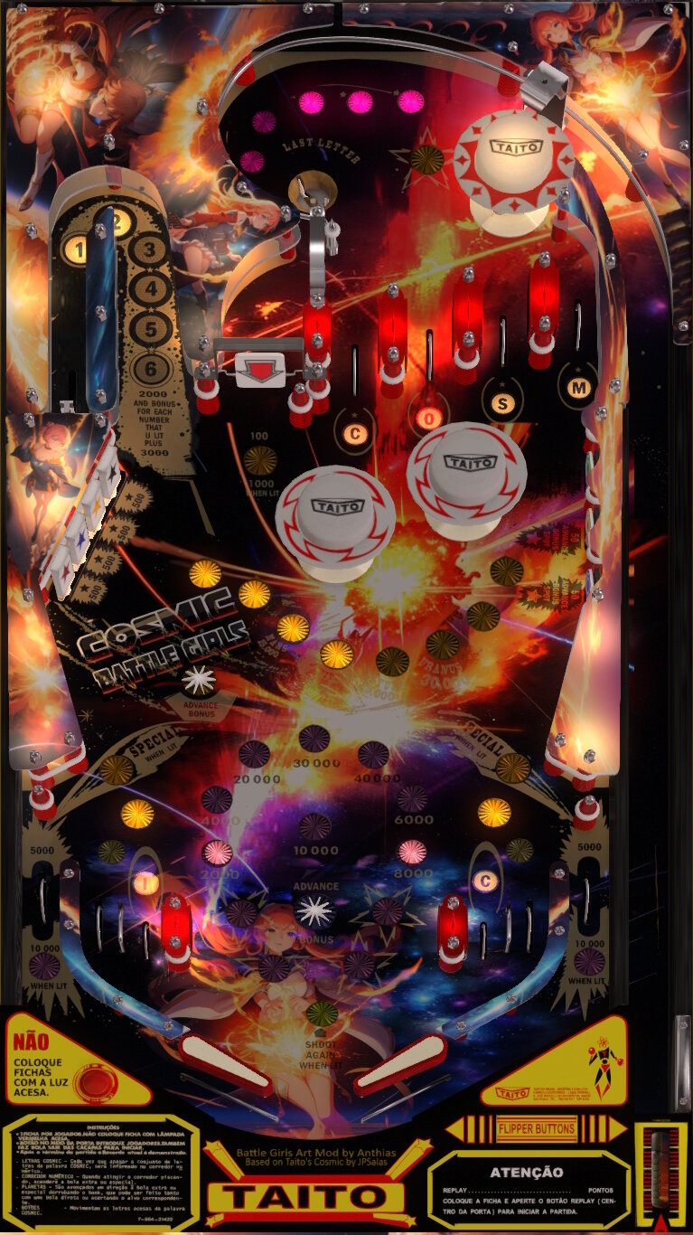 Cosmic Battle Girls (Mod) (Taito do Brasil - 1980)