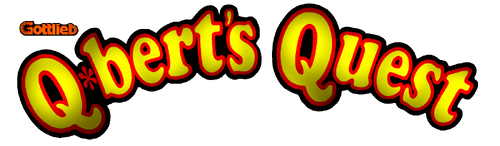 More information about "Q*Bert's Quest (Gottlieb 1983) clear logo"