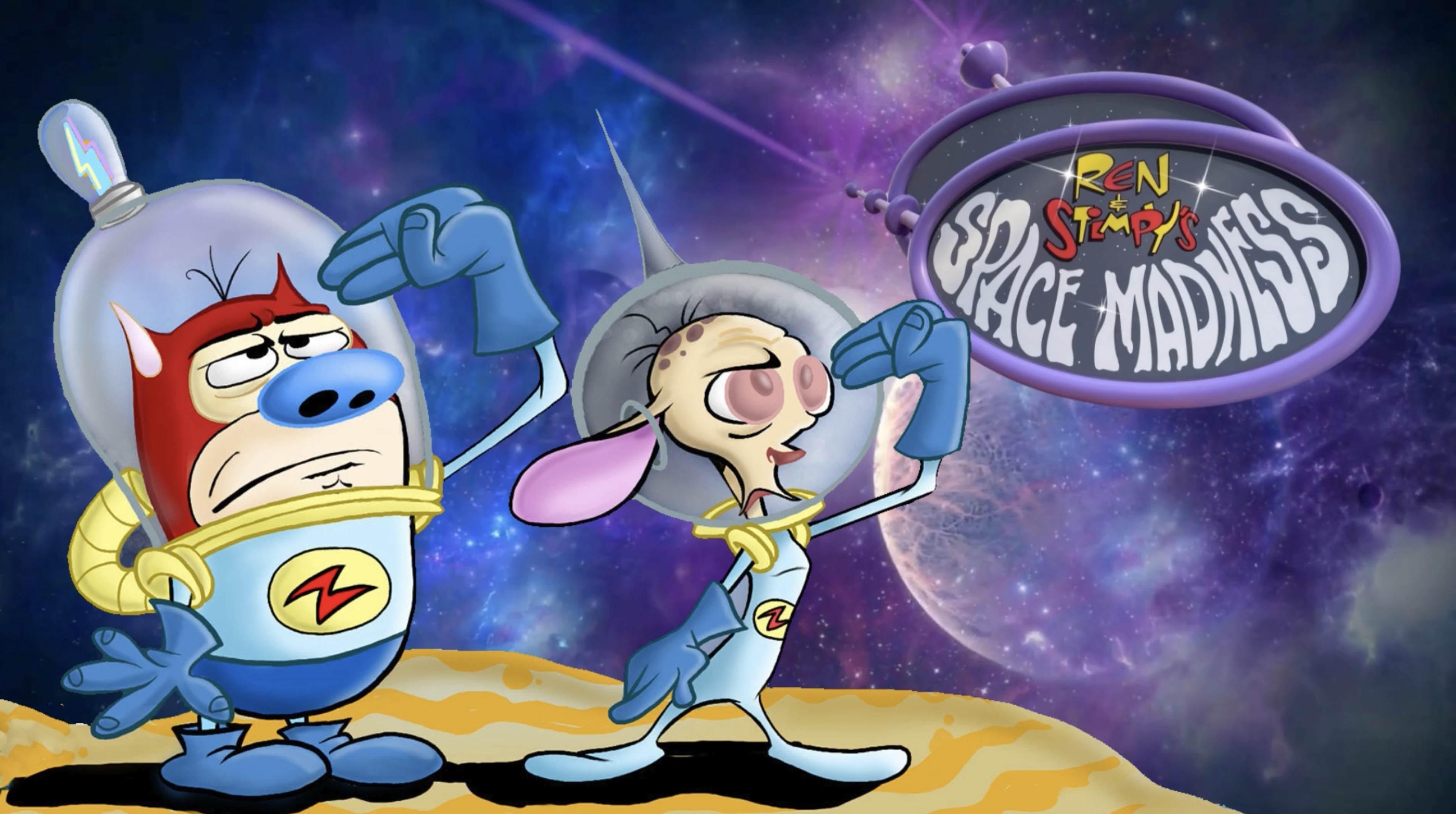 Ren & Stimpy Space Madness (Clairvius 2024) (Hursty Toppers