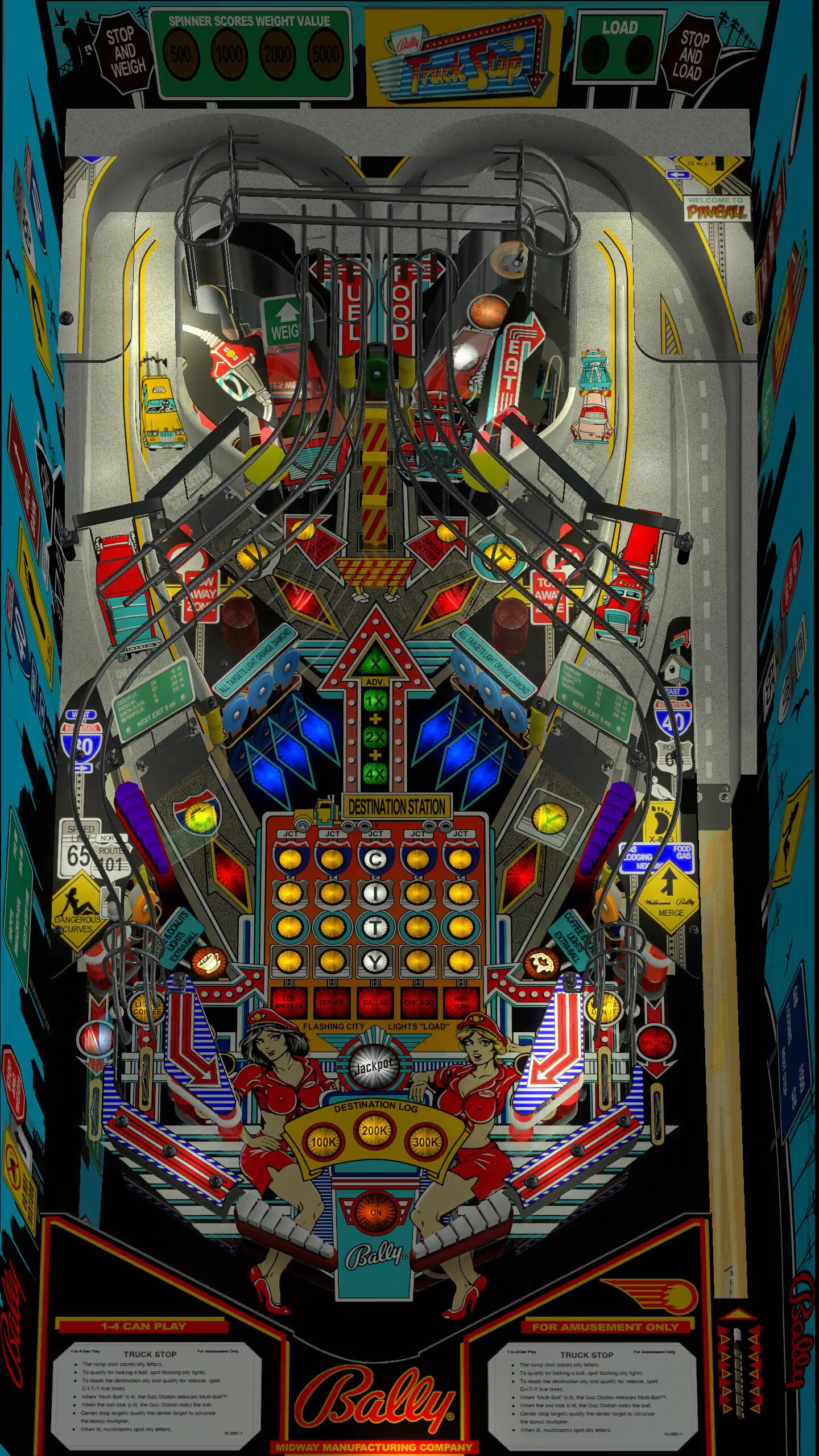 Truck Stop (Bally 1988) Side Blade Mod
